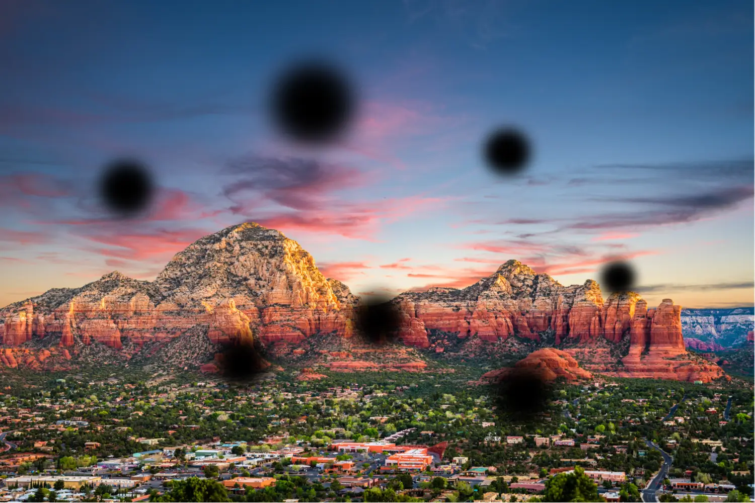 Visual Aura Simulator (Scattered Spots Aura)